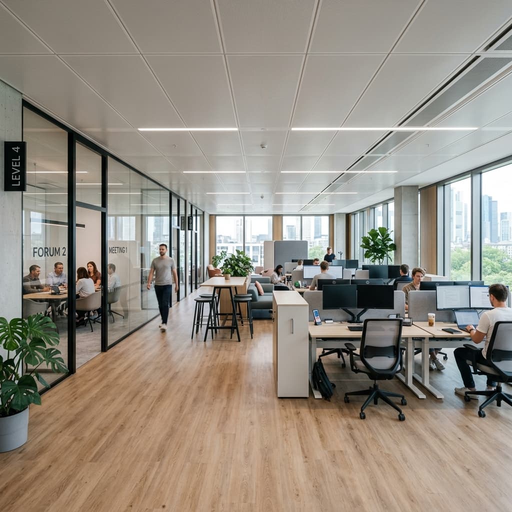 Büroausbau für IT-Unternehmen – Atakor Bau