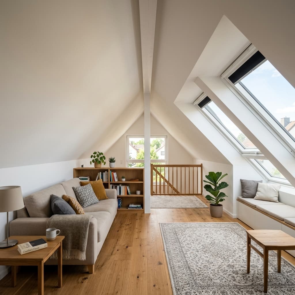 Dachgeschossausbau im Neubau – Atakor Bau